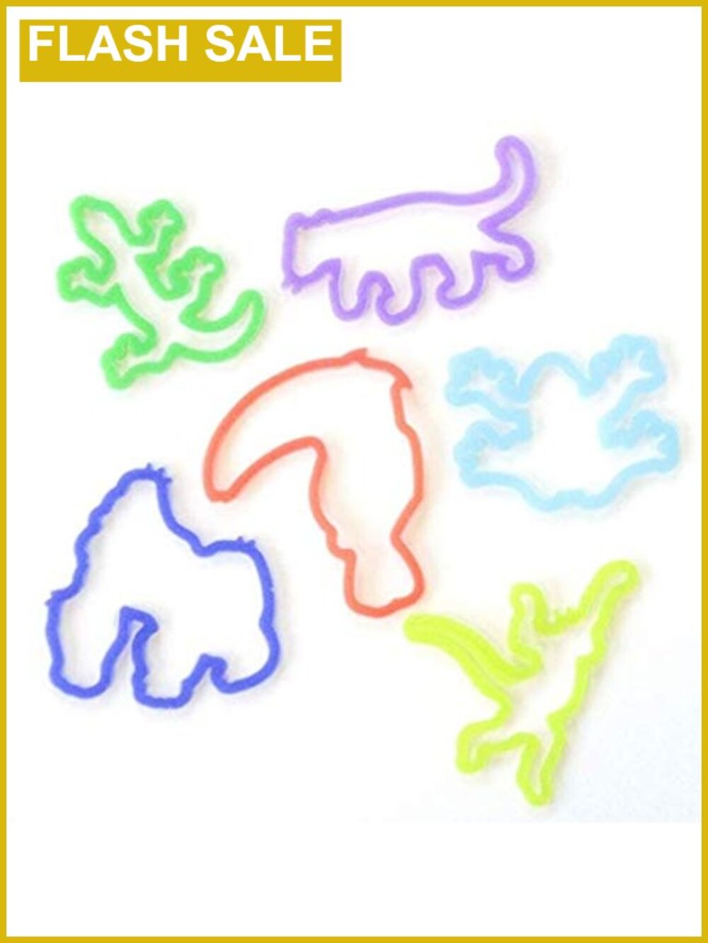Silly Bandz 24 Pack Silicone Bracelets Fantasy Shapes